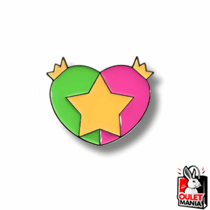 Pin Metálico Cosmo y Wanda Corazón