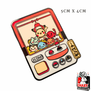 Pin Maquina De Garra Pokemon Broche Metálico