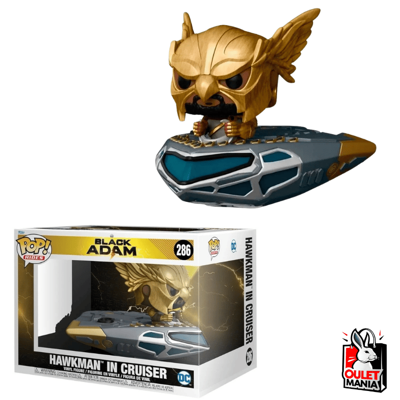 Hawkman en Cruiser 286 Black Adam - Funko Pop