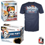 Ghostbusters Minipuft On Fire + Polera Talla M - Funko Pop