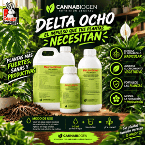 Delta Ocho 150 Ml Fertilizante de Crecimiento - Cannabiogen