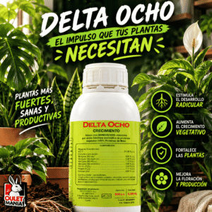 Delta Ocho 500 Ml Fertilizante de Crecimiento - Cannabiogen